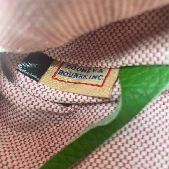 Dooney & Bourke Logo Lock Shoulder Bag Green NWOT - Picture 15 of 16